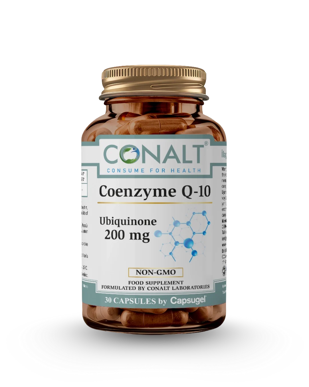 Conalt-coenzyme-q-10-takviyesi CONALT - Coenzyme Q-10 200 mg | 30 Kapsül - Görsel 1