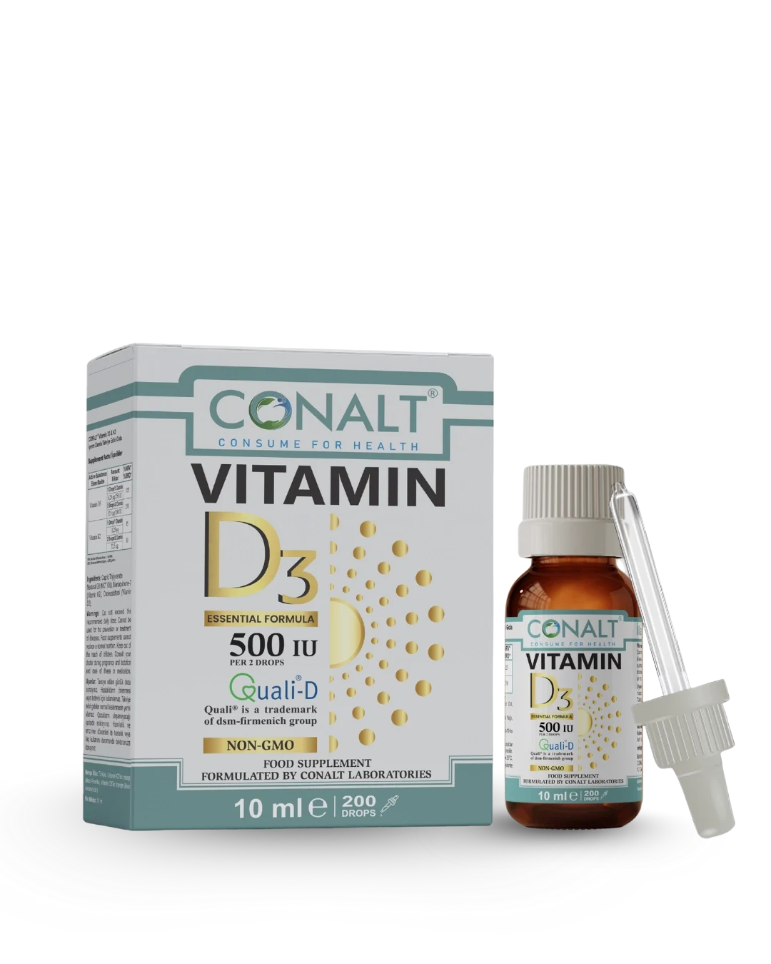 conalt-d3-10ml-h CONALT - Vitamin D3 | 10 & 30 & 50 ml - Görsel 1