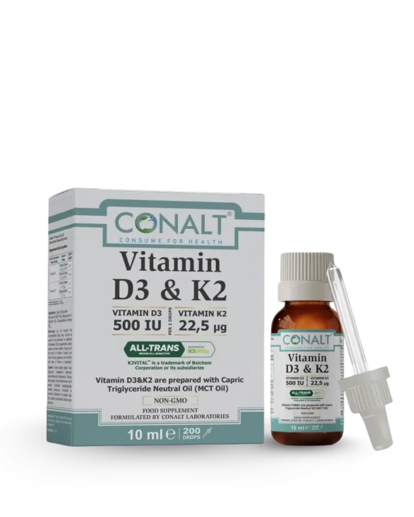 CONALT - Vitamin D3 & K2 | 10 & 20 & 30 ml Damla